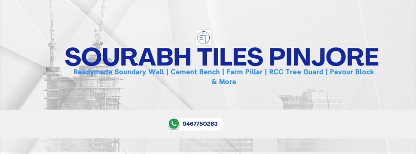 Cover photo of Sourabh Tiles - Precast Boundary wall | RCC Cement Chair | Farm Pillar